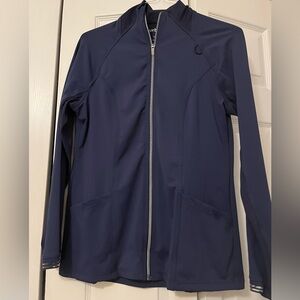 Urbane Impulse Navy Zip-Front Jacket size medium
